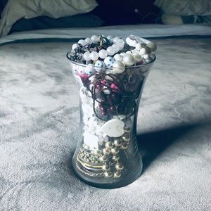 Lot jewelry! Wearable and for crafts!